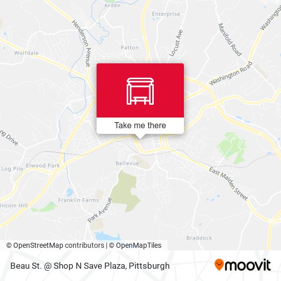 Beau St. @ Shop N Save Plaza map