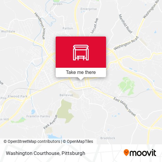 Washington Courthouse map