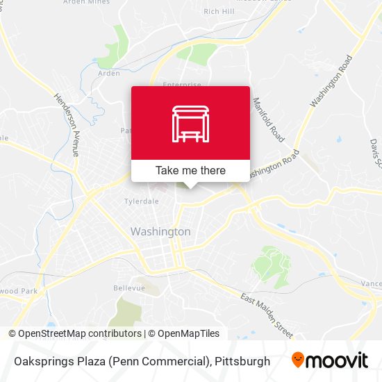 Oaksprings Plaza (Penn Commercial) map