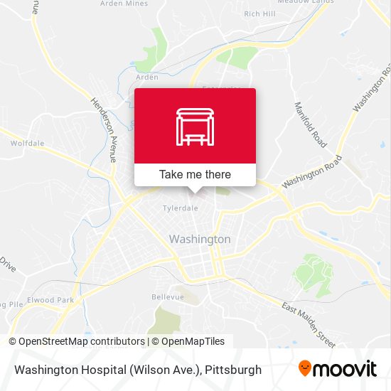 Washington Hospital (Wilson Ave.) map