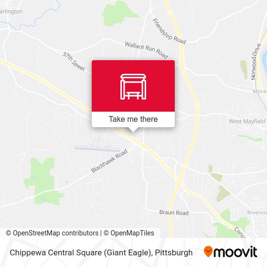 Chippewa Central Square (Giant Eagle) map
