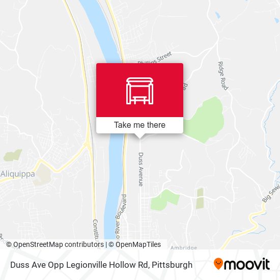 Mapa de Duss Ave Opp Legionville Hollow Rd