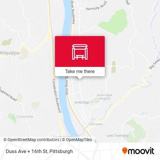 Mapa de Duss Ave + 16th St