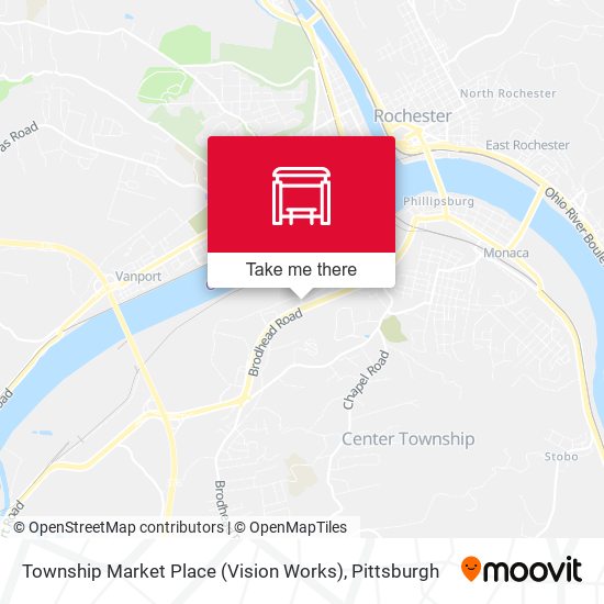 Mapa de Township Market Place (Vision Works)