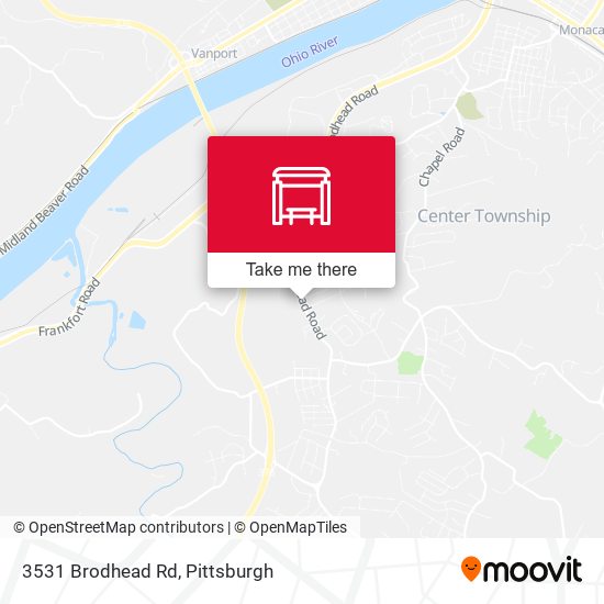 3531 Brodhead Rd map