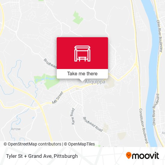 Mapa de Tyler St + Grand Ave