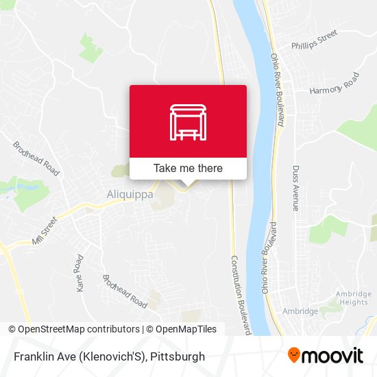 Mapa de Franklin Ave (Klenovich'S)