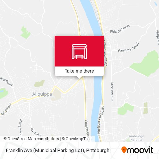 Franklin Ave (Municipal Parking Lot) map
