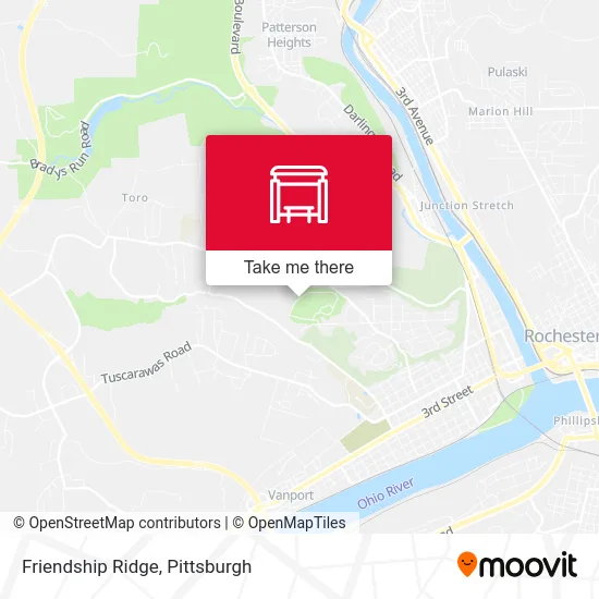 Friendship Ridge map