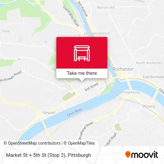 Market St + 5th St (Stop 2) map