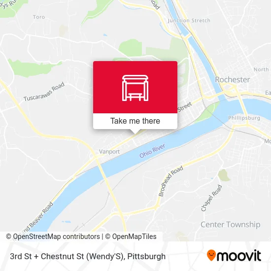 Mapa de 3rd St + Chestnut St (Wendy'S)