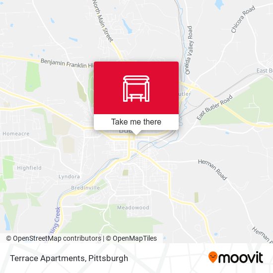 Terrace Apartments map