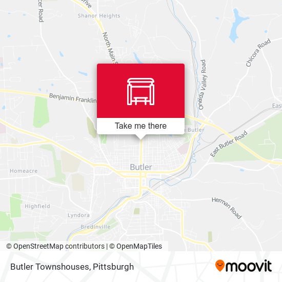 Mapa de Butler Townshouses