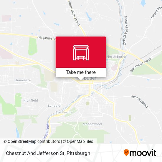 Chestnut And Jefferson St map