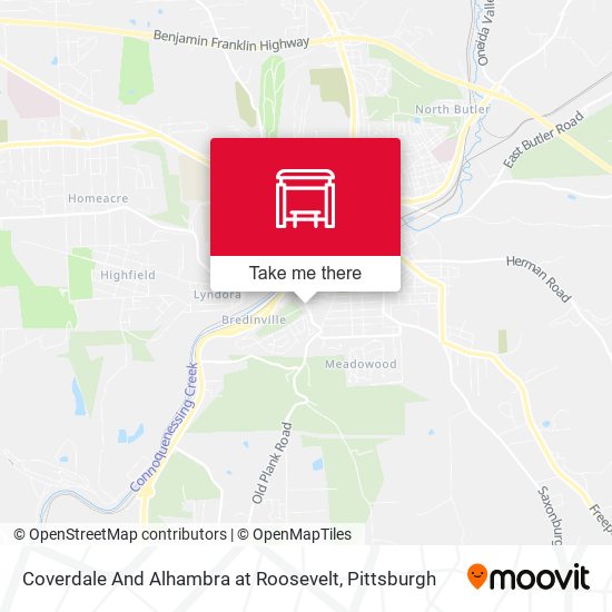 Coverdale And Alhambra at Roosevelt map