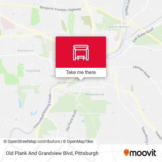 Mapa de Old Plank And Grandview Blvd
