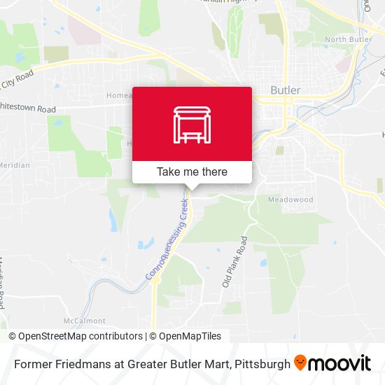 Former Friedmans at Greater Butler Mart map