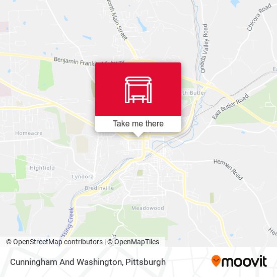 Cunningham And Washington map