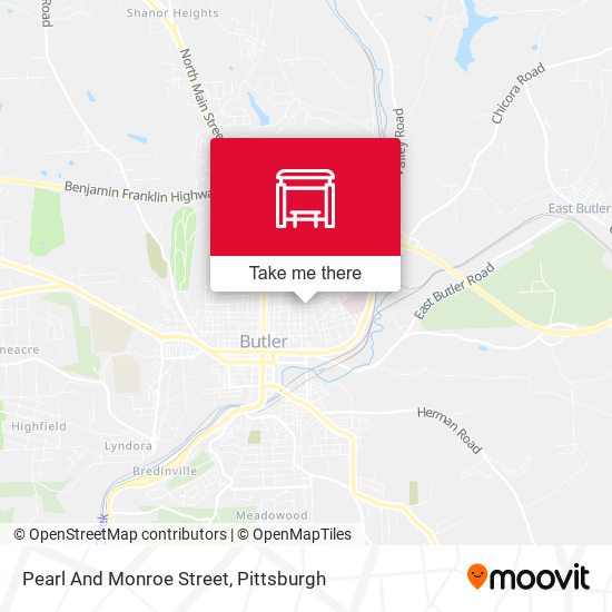 Pearl And Monroe Street map