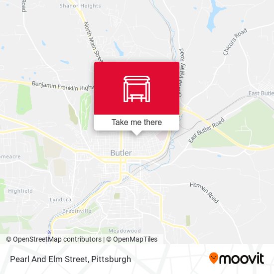 Mapa de Pearl And Elm Street