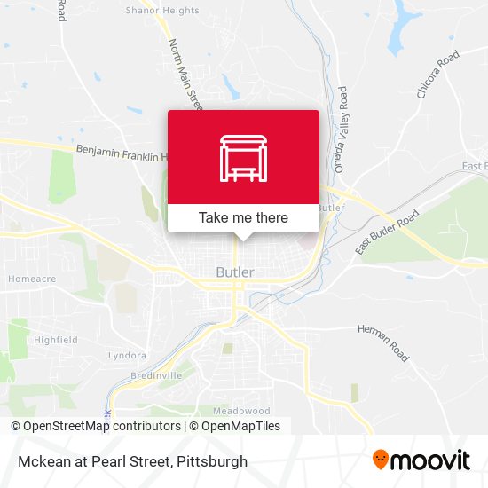 Mckean at Pearl Street map