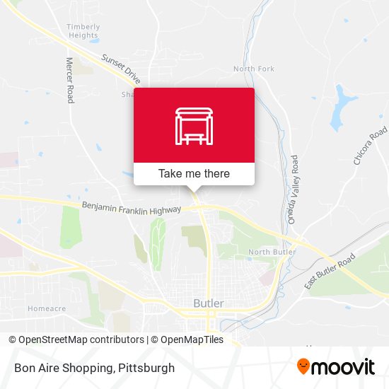 Bon Aire Shopping map