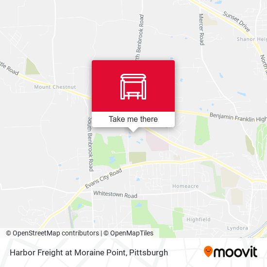 Mapa de Harbor Freight at Moraine Point