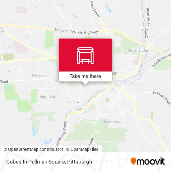 Gabes In Pullman Square map