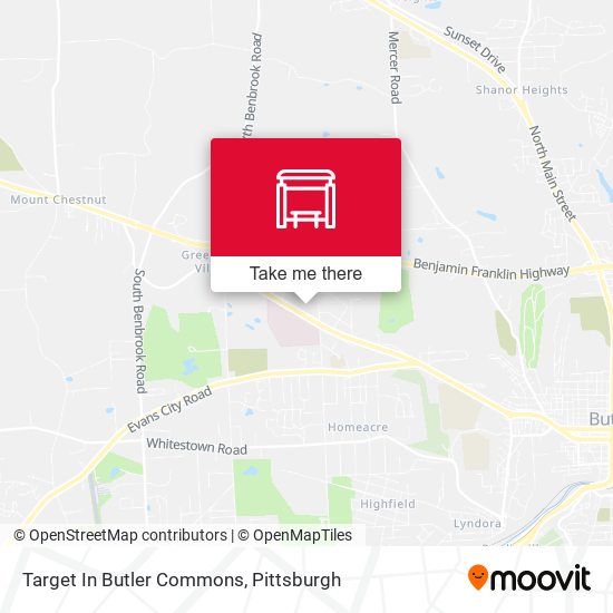 Target In Butler Commons map