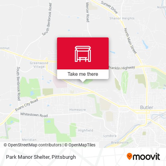 Park Manor Shelter map