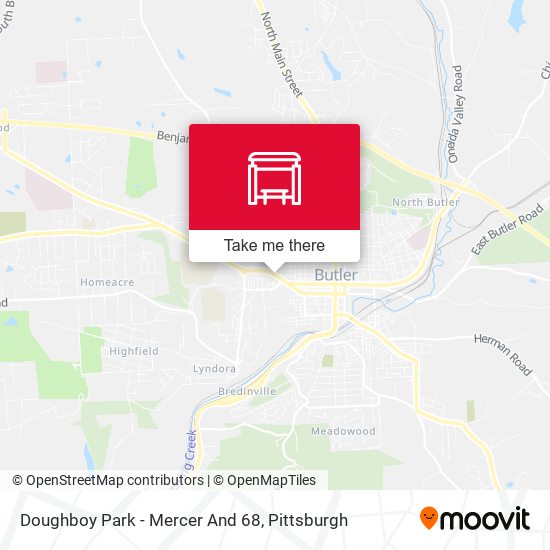 Mapa de Doughboy Park - Mercer And 68
