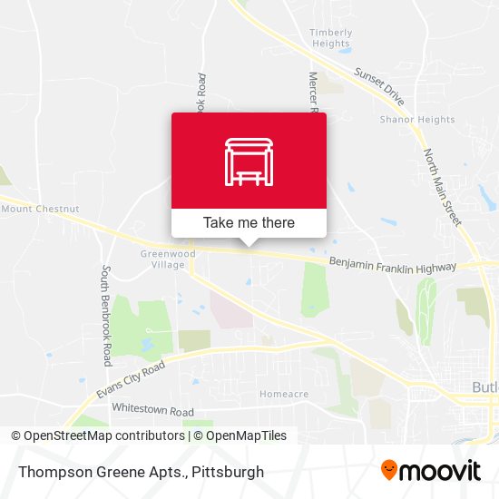 Mapa de Thompson Greene Apts.