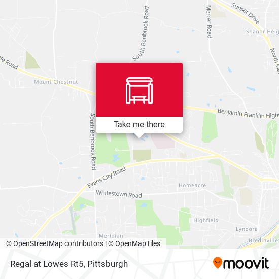 Regal at Lowes Rt5 map