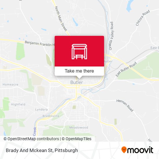 Brady And Mckean St map