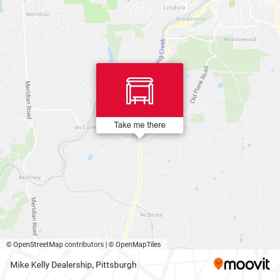Mike Kelly Dealership map