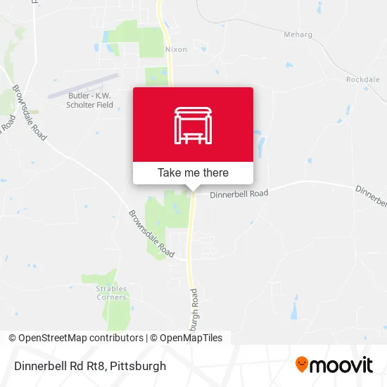 Dinnerbell Rd Rt8 map