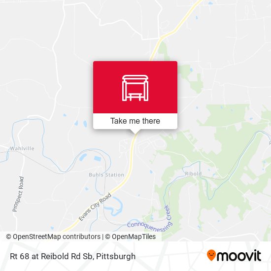 Rt 68 at Reibold Rd Sb map