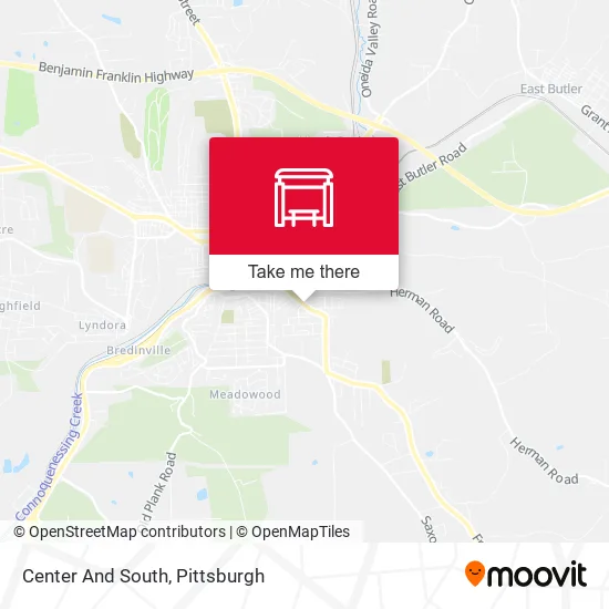 Mapa de Center And South