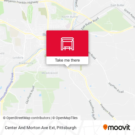 Mapa de Center And Morton Ave Ext