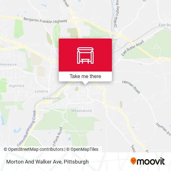 Morton And Walker Ave map