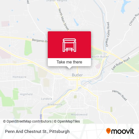 Penn And Chestnut St. map