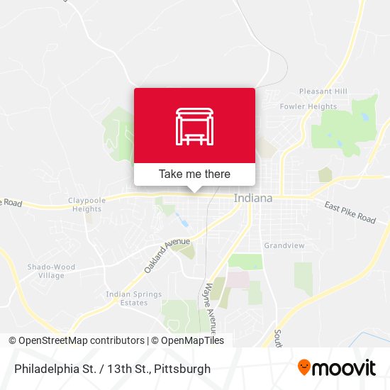 Mapa de Philadelphia St. / 13th St.