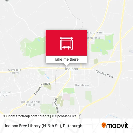 Indiana Free Library (N. 9th St.) map