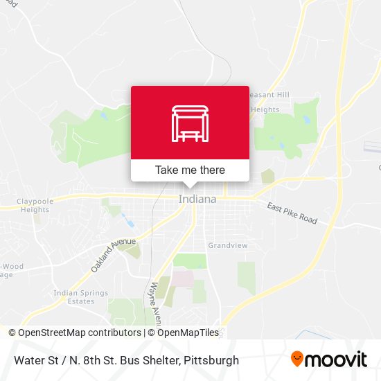 Mapa de Water St / N. 8th St. Bus Shelter