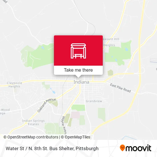 Mapa de Water St / N. 8th St. Bus Shelter