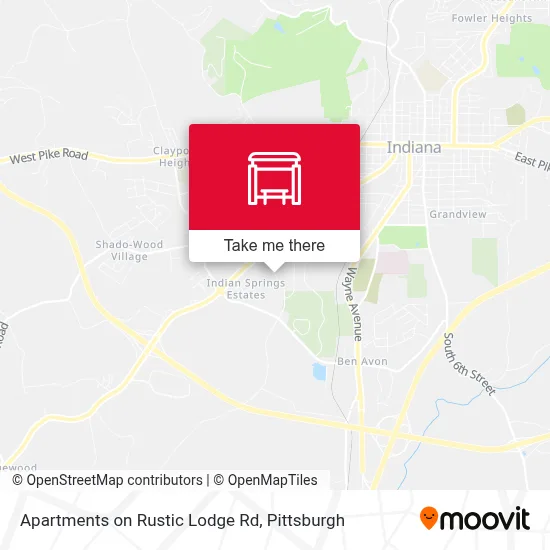 Apartments on Rustic Lodge Rd map
