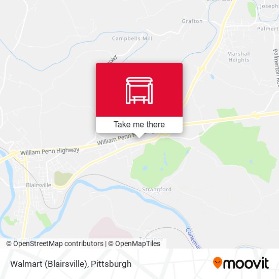 Mapa de Walmart (Blairsville)