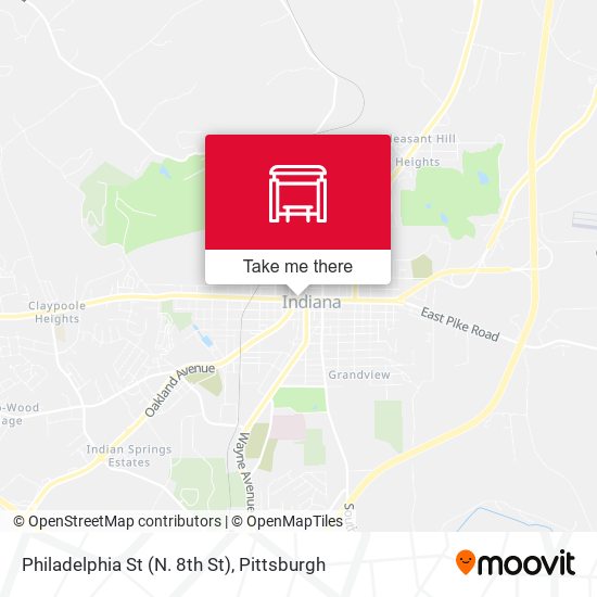 Mapa de Philadelphia St (N. 8th St)