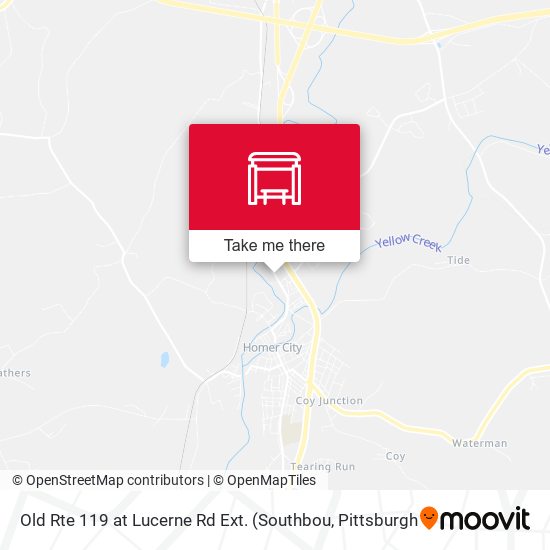 Old Rte 119 at Lucerne Rd Ext. map