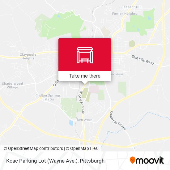 Kcac Parking Lot (Wayne Ave.) map